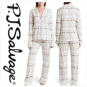 PJ Savage Faire Isles Dog Pajama Set